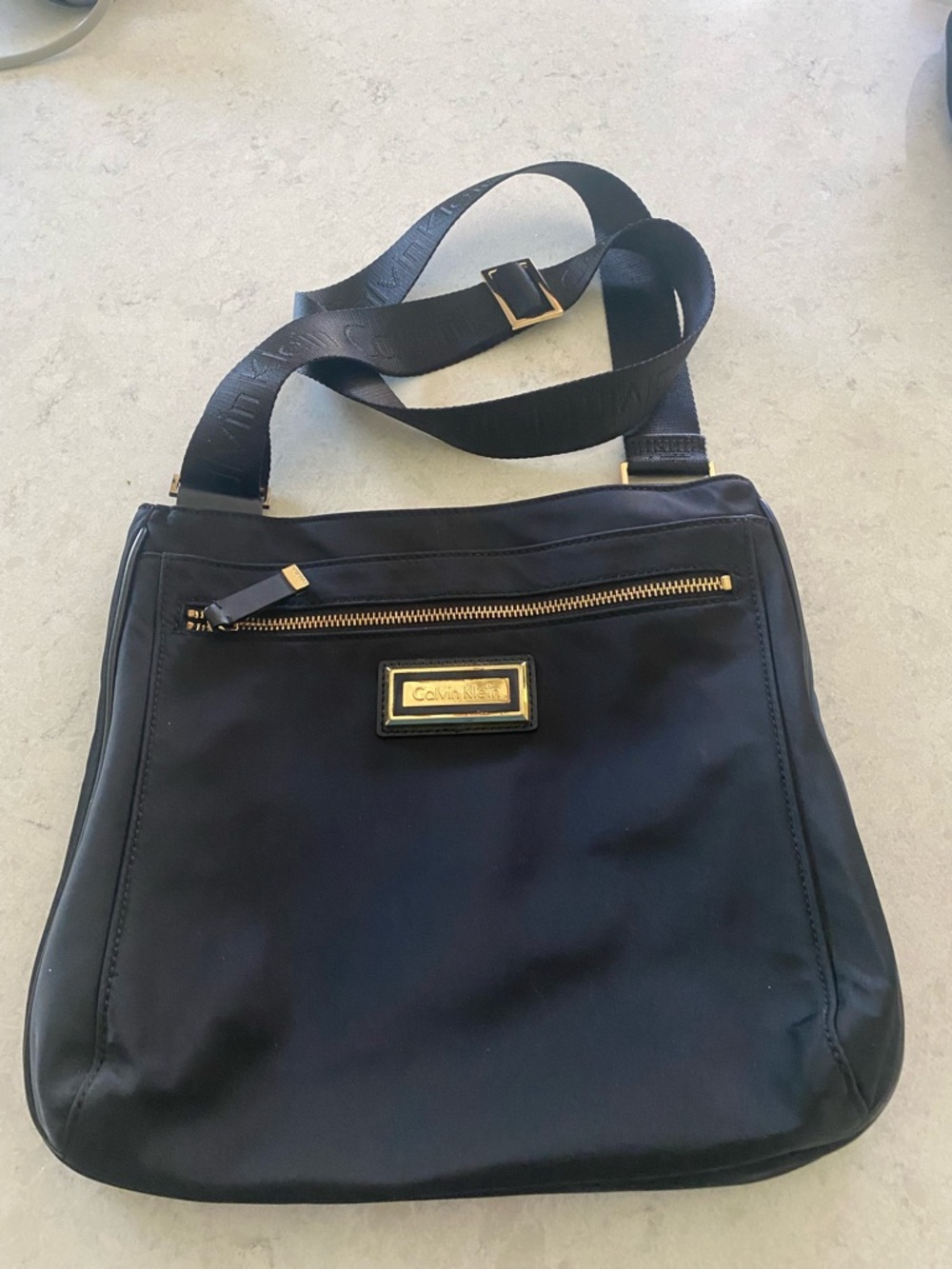 Calvin Klein nylon crossbody purse